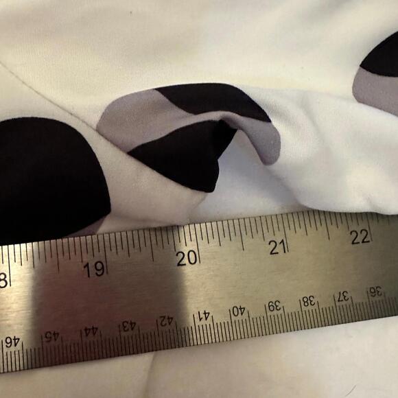 Rotita Sz L Polka Dot Midi Shirt Dress Minimalist Retro Vintage Button Front - Picture 6 of 7